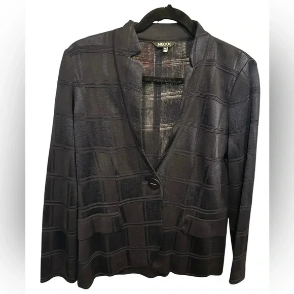 Misook navy blazer jacket petite size S - Picture 1 of 8
